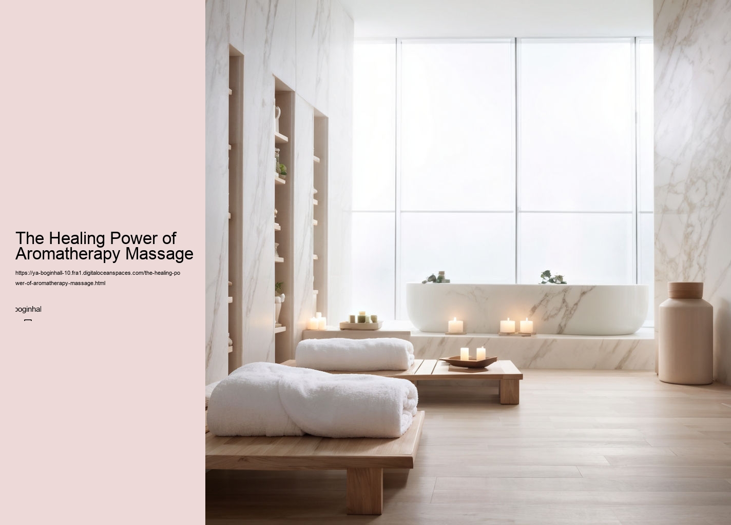 The Healing Power of Aromatherapy Massage